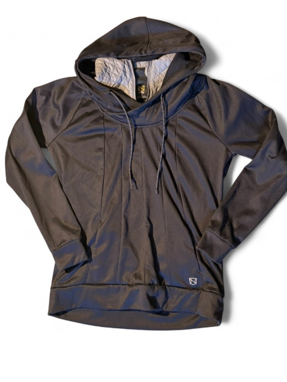 Noble Outfitters Black Performance Cowl Neck Hoodie M